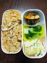口コミ：ある日のお弁当（炊き込みご飯）の画像（2枚目）