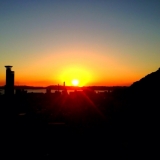 夕日