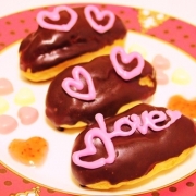 「簡単なハートをぷらすで可愛いバレンタインスウィーツを♪」【スイーツ詰め合わせプレゼント】ハートを飾ってバレンタインデコスイーツに挑戦！の投稿画像