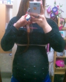 お腹の写真を撮った時のものです！