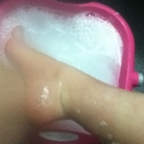 「エミュールの入浴剤で贅沢足湯♪」の画像（3枚目）