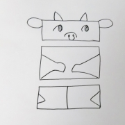 「ウッシーシー」飛騨牛販売専門店　黒牛亭　マスコットキャラクター　イラスト募集の投稿画像