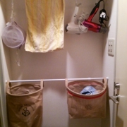 「脱衣所に」＜写真de投稿＞突ぱり棒アイデアコンテスト　参加者募集中！の投稿画像