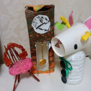 「７匹の子やぎ」【写真投稿】お子さまの作品、みせてください！☆紙工作ドリルプレゼント☆の投稿画像