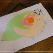 「6月のカタツムリ。」【写真投稿】お子さまの作品、みせてください！☆紙工作ドリルプレゼント☆の投稿画像