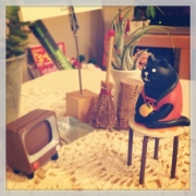 「テーブル上のお気に入りインテリア」【画像投稿】我が家のお気に入り・こだわりの場所をパチリ★新玉ねぎかくし玉 2kgの投稿画像