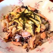 「ひじきと大豆のちらし寿司」美肌お料理の写真大募集！　無添加ミスト化粧水とQUOカード1000円分進呈♪の投稿画像