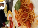 がっつり☆パスタとハンバーガー♩