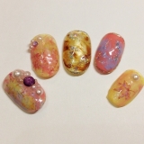 「秋ネイルアート 紅葉 再現」の画像（2枚目）