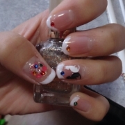 「クリスマス×セーラームーン」クリスマスネイルアートコンテストでジェルネイルキット5名様プレゼント！ラソプロの投稿画像