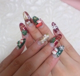 クリスマスネイル