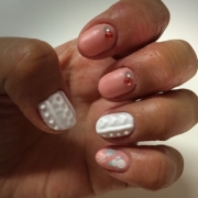 「ニット風ガーリーネイル」クリスマスネイルアートコンテストでジェルネイルキット5名様プレゼント！ラソプロの投稿画像