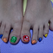 「ガチャピンとムックを作ってみました！」あなたの自慢のネイルを投稿して♪3名様にマットネイルが出来るキットをプレゼントの投稿画像