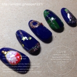 「クリスマスイルミネーションネイル」の画像（2枚目）