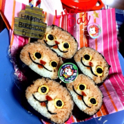 「娘の誕生日に作ったジバニャン巻き寿司とレインボーロール寿司（≧∇≦）」福を丸かぶり！？ピエトロドレッシングを使った、かわいい・デコ恵方巻きコンテスト！の投稿画像