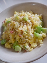 口コミ：かりかり梅としらす干しのチャーハンの画像（4枚目）