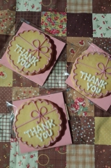 口コミ：【アンデルセン】プチギフトにおすすめ！メッセージクッキー ☆桜餅を作ったよ〜♪の画像（5枚目）