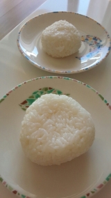 口コミ：塩むすびを作ってみました♪の画像（2枚目）