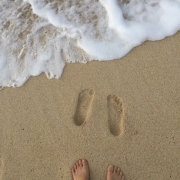 「足跡」☆美足百選☆開催！　足と風景の写真を募集し新しいメディアサイトを立ち上げます。の投稿画像