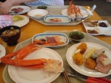 カニ食べ放題バイキング
