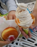 ☆ローズソフトクリームとローズシュガードーナツ☆