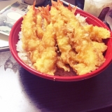 海老天丼！