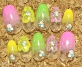 「トロピカルな夏ネイル」の画像（1枚目）