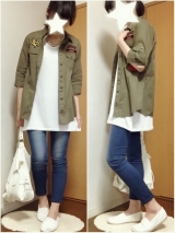 口コミ：【モニプラ】Pierrot(ピエロ)★チュニックTシャツcoordinateの画像（5枚目）