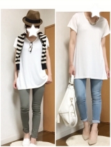 口コミ：【モニプラ】Pierrot(ピエロ)★チュニックTシャツcoordinateの画像（4枚目）