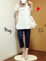 口コミ：【モニプラ】Pierrot(ピエロ)★チュニックTシャツcoordinateの画像（10枚目）