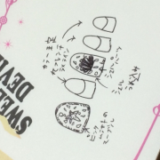 「SUMMERネイル」やってみたいネイルの下書きイラスト大募集★ラソプロカラージェル5色プレゼントの投稿画像