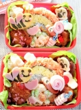 雨あがりの虹色ごはん弁当♪