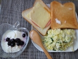 オリブ―オイル入りサラダ　朝食