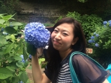 紫陽花と私