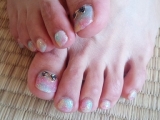 ラメキラフットネイル