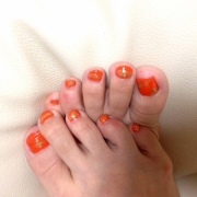 「もっともっと色々したい！」フットネイルコンテスト★カラージェル40色を2名様にプレゼントの投稿画像