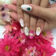 「ネイル」フットネイルコンテスト★カラージェル40色を2名様にプレゼントの投稿画像