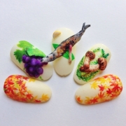 「秋の味覚」食欲の秋ネイルコンテスト★流行のマットネイルが出来るマットジェル5名様プレゼントの投稿画像