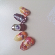 「紅葉と食欲の秋」食欲の秋ネイルコンテスト★流行のマットネイルが出来るマットジェル5名様プレゼントの投稿画像