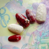 ニット&times;チェック&times;マット