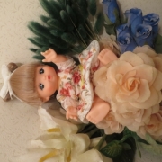 「お花畑のメルちゃん」メルちゃん画像コンテストイベント第2弾【かわいい写真を投稿して商品ゲット！】の投稿画像