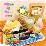 「栄養満点、とっても美味しい豆乳抹茶スムージー！」の画像（1枚目）