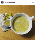 「ピエトロドレッシングとコーンチャウダー」の画像（2枚目）