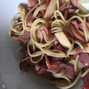 「エリンギとベーコンの和風パスタ」【現品】トランス脂肪酸0！&ldquo;ココナッツオイル&rdquo;夏のレシピモニター20名大募集！の投稿画像