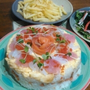 「寿司ケーキ」【現品】ぷるぷるにふくらむ&ldquo;ホワイトチアシード&rdquo;夏のレシピモニター20名募集！の投稿画像