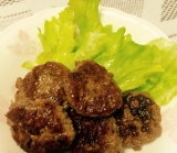 口コミ：株式会社ファインさんの「アサイー＆マキベリー」でハンバーグとポテトサラダの画像（2枚目）