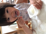 ののじスプーンで大好きなヨーグルト♡
