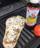 「納豆ナンピザ」の画像（1枚目）