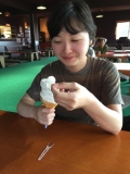 お風呂上がりのアイス