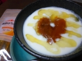 「ヨーグルトとパンケーキ。」の画像（1枚目）